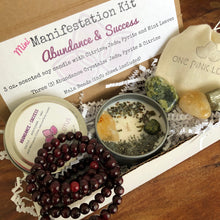 Load image into Gallery viewer, ABUNDANCE & SUCCESS - MINI Manifestation kit (meditation, gift box, self care)