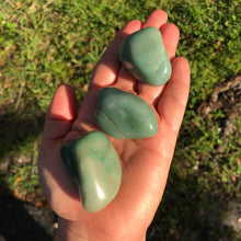Load image into Gallery viewer, GREEN AVENTURINE (Tumbled/Polished extra large chunks) small gift or stocking stuffer