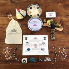 Load image into Gallery viewer, GEMINI GIFT BOX - Zodiac Astrology kit, May 21 - June 20