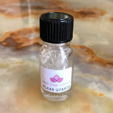 Load image into Gallery viewer, CLEAR QUARTZ chips (small gift) in a bottle for spells, meditation or crafts