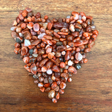 Load image into Gallery viewer, CARNELIAN chips (small gift) in a bottle for spells, meditation or crafts