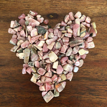 Load image into Gallery viewer, RHODONITE chips (small gift) in a bottle for spells, meditation or crafts