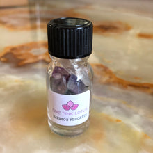 Load image into Gallery viewer, RAINBOW FLUORITE chips (small gift) in a bottle for spells, meditation or crafts
