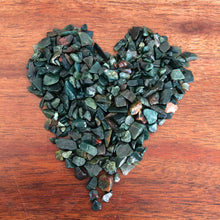 Load image into Gallery viewer, BLOODSTONE chips (small gift) in a bottle for spells, meditation or crafts