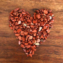 Load image into Gallery viewer, RED JASPER chips (small gift) in a bottle for spells, meditation or crafts