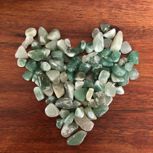 Load image into Gallery viewer, GREEN AVENTURINE chips (small gift) in a bottle for spells, meditation or crafts