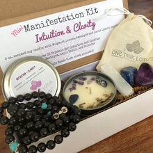 Load image into Gallery viewer, MINI Manifestation kit - INTUITION& CLARITY (meditation, gift box, self care)