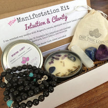 Load image into Gallery viewer, INTUITION & CLARITY - MINI Manifestation kit (meditation, gift box, self care)