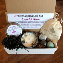 Load image into Gallery viewer, MINI Manifestation kit PEACE & BALANCE - (meditation, gift box, self care)