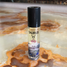 Load image into Gallery viewer, Zodiac Mood Oil with essential oils and crystals (Select your sign!)