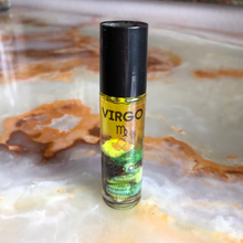 Load image into Gallery viewer, Zodiac Mood Oil with essential oils and crystals (Select your sign!)