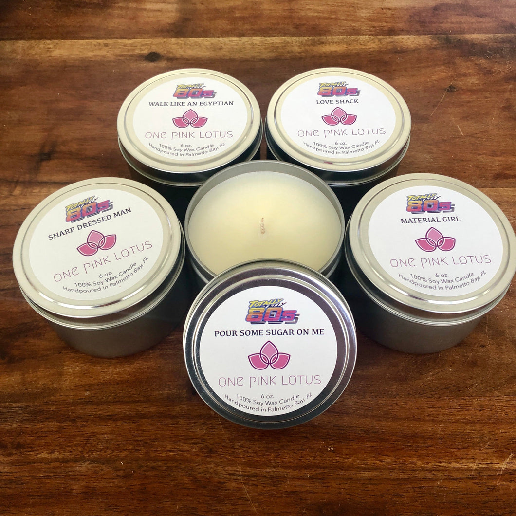 Totally 80’s Candles 6oz soy wax