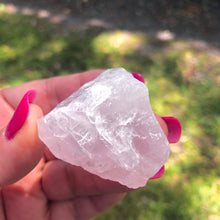 Load image into Gallery viewer, ROSE QUARTZ (Rough/Raw extra large chunks) small gift or stocking stuffer
