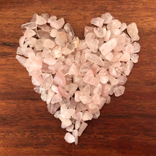 Load image into Gallery viewer, ROSE QUARTZ chips (small gift) in a bottle for spells, meditation or crafts
