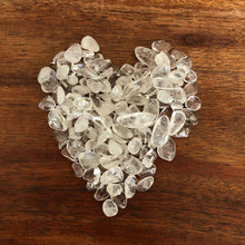 Load image into Gallery viewer, CLEAR QUARTZ chips (small gift) in a bottle for spells, meditation or crafts
