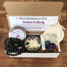 Load image into Gallery viewer, MINI Manifestation kit - INTUITION&amp; CLARITY (meditation, gift box, self care)
